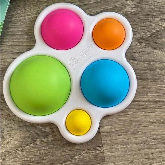 Toddler Toy Bundle -Wooden Rainbow, Seek and Find and Dimpl Toy - Picture 4 of 4